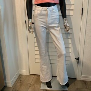 EUC Hudson Jeans White Flare Leg Denim